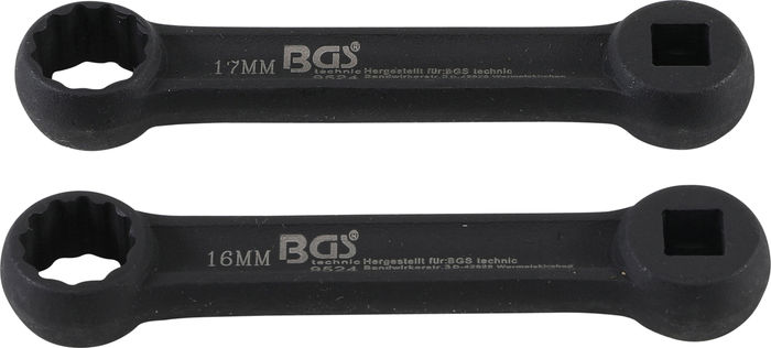 BGS Motorlager Ringschlüssel-Satz | für Mercedes-Benz | 2-tlg.