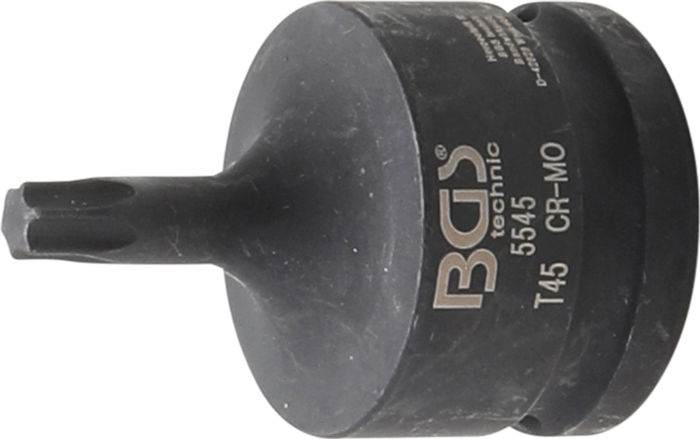 BGS Kraft-Bit-Einsatz | Länge 60 mm | Antrieb Innenvierkant 20 mm (3/4") | T-...