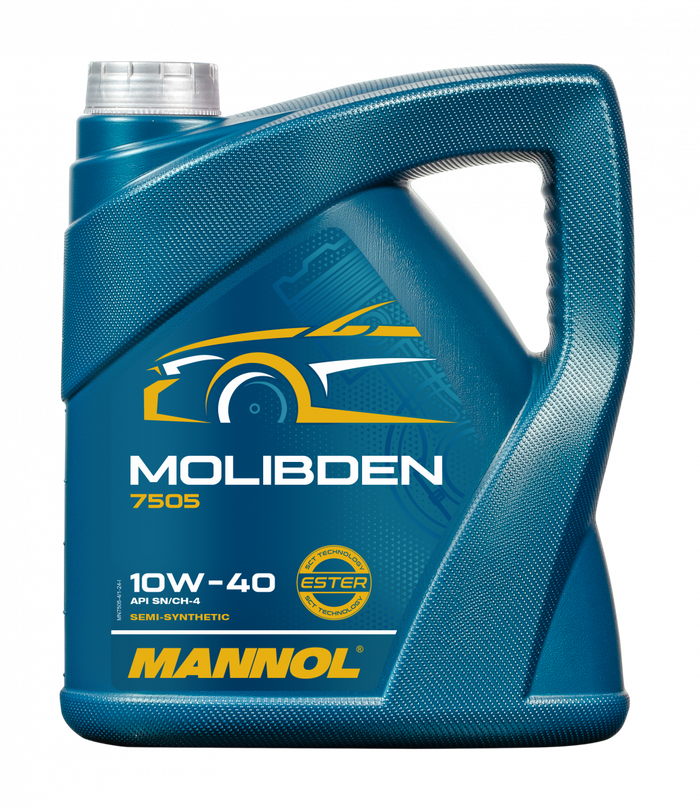 10W-40 Mannol 7505 Molibden Motoröl 4 Liter