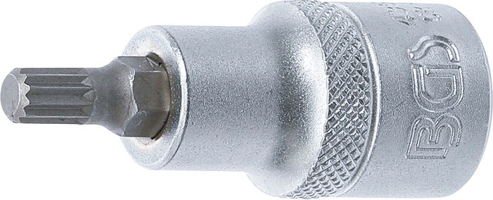 BGS Bit-Einsatz | Antrieb Innenvierkant 12,5 mm (1/2") | Innenvielzahn (für X...
