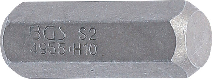 BGS Bit | Länge 30 mm | Antrieb Außensechskant 10 mm (3/8") | Innensechskant...
