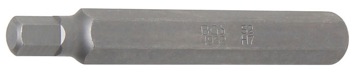 BGS Bit | Länge 75 mm | Antrieb Außensechskant 10 mm (3/8") | Innensechskant...