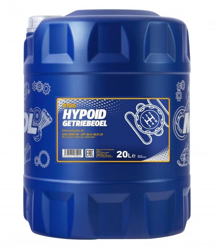 80W-90 Mannol 8106 Hypoid Getriebeöl 20 Liter