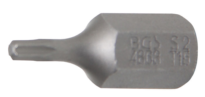 BGS Bit | Länge 30 mm | Antrieb Außensechskant 10 mm (3/8") | T-Profil (für T...
