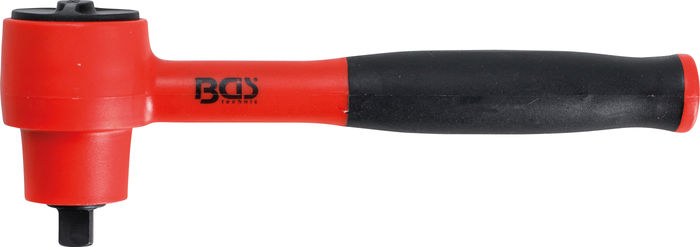 BGS VDE-Umschaltknarre | feinverzahnt | Abtrieb Außenvierkant 10 mm (3/8") |...