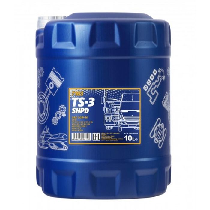 10W-40 Mannol 7103 TS-3 SHPD Motoröl 10 Liter