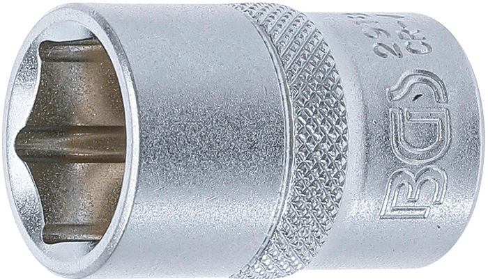 BGS Steckschlüssel-Einsatz Sechskant | Antrieb Innenvierkant 12,5 mm (1/2") |...