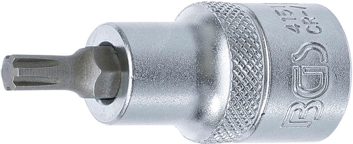 BGS Bit-Einsatz | Antrieb Innenvierkant 12,5 mm (1/2") | Keil-Profil (für RIB...