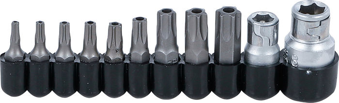 BGS Bit-Satz | Antrieb Außensechskant 6,3 mm (1/4") / 10 mm (3/8") | T-Profil...