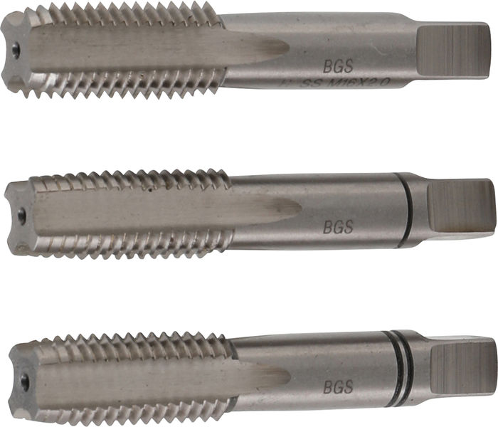 BGS Gewindebohrer-Satz | Vor-, Mittel- und Fertigschneider | HSS-G | M16 x 2,...