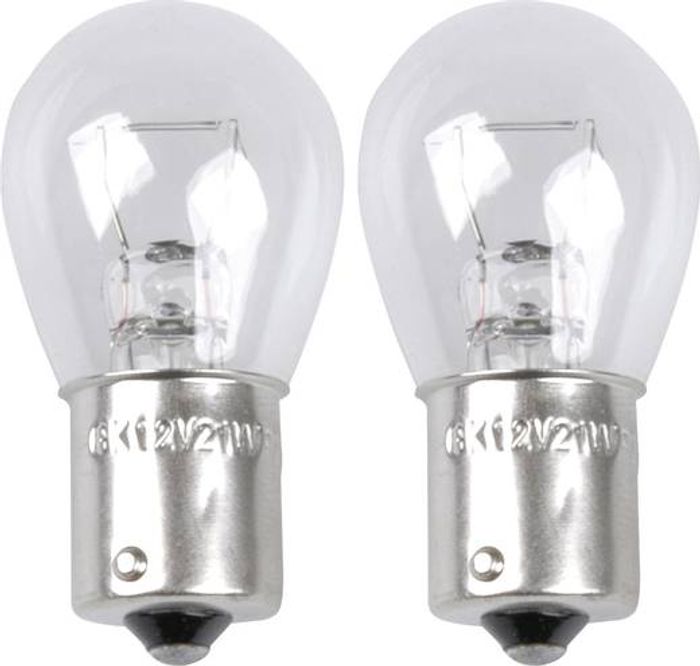 Unitec Kugellampe 12V 21W P21W Doppelpack