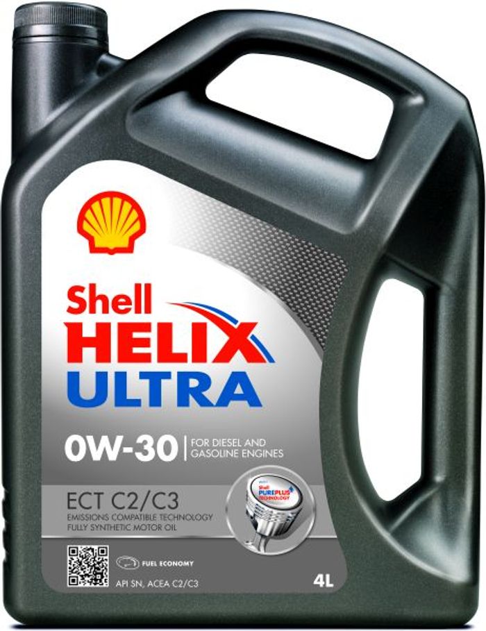 0W-30 Shell Helix Ultra ECT C2/C3 Motoröl 4 Liter