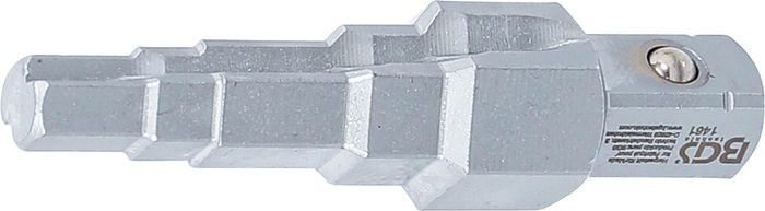 BGS Stufenschlüssel | Antrieb Außenvierkant 12,5 mm (1/2") | 5-stufig