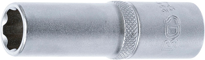 BGS Steckschlüssel-Einsatz Super Lock, tief | Antrieb Innenvierkant 12,5 mm (...