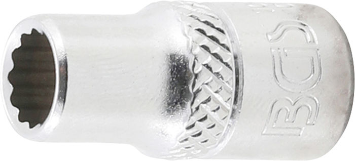 BGS Steckschlüssel-Einsatz Zwölfkant | Antrieb Innenvierkant 6,3 mm (1/4") |...