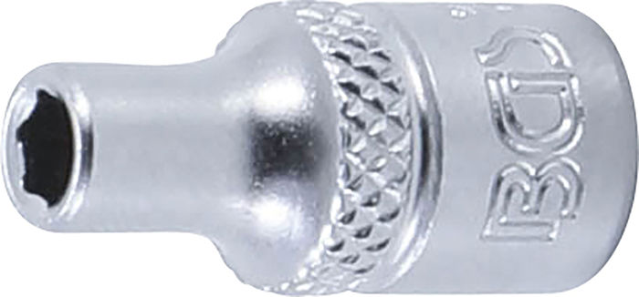 BGS Steckschlüssel-Einsatz Sechskant | Antrieb Innenvierkant 6,3 mm (1/4") |...