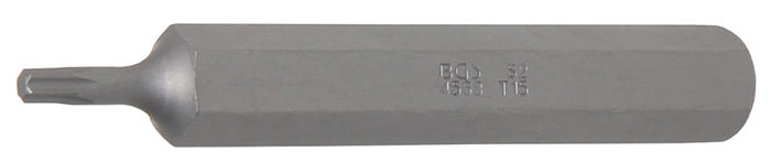 BGS Bit | Länge 75 mm | Antrieb Außensechskant 10 mm (3/8") | T-Profil (für T...