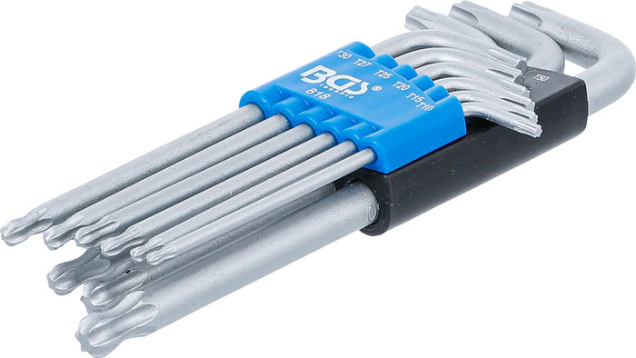 BGS Winkelschlüssel-Satz | T-Profil (für Torx) mit Kugelkopf | T10 - T50 | 9-...