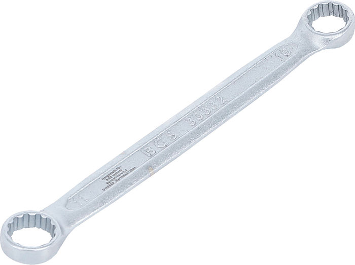 BGS Doppel-Ringschlüssel | extra flach | SW 10 x 11 mm