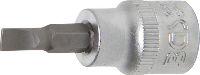 BGS Bit-Einsatz | Antrieb Innenvierkant 10 mm (3/8") | Schlitz 5,5 mm