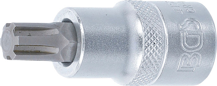BGS Bit-Einsatz | Antrieb Innenvierkant 12,5 mm (1/2") | Keil-Profil (für RIB...