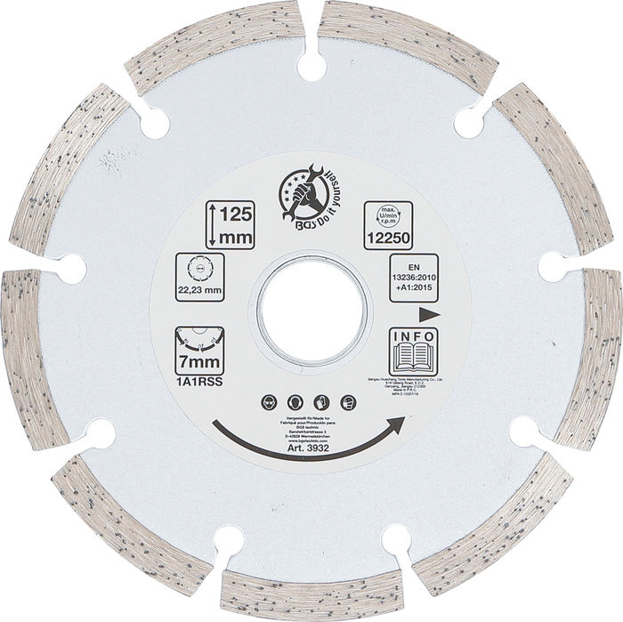 BGS Segment-Trennscheibe | &Oslash; 125 mm