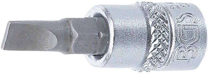 BGS Bit-Einsatz | Antrieb Innenvierkant 6,3 mm (1/4") | Schlitz 5,5 mm