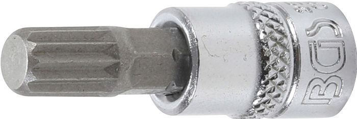 BGS Bit-Einsatz | Antrieb Innenvierkant 6,3 mm (1/4") | Innenvielzahn (für XZ...