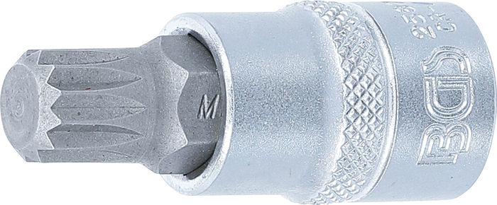 BGS Bit-Einsatz | Antrieb Innenvierkant 10 mm (3/8") | Innenvielzahn (für XZN...