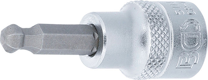 BGS Bit-Einsatz | Antrieb Innenvierkant 10 mm (3/8") | Innensechskant mit Kug...