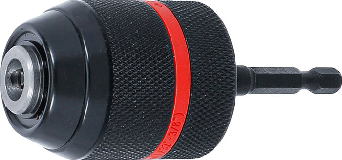 BGS Schnellspannbohrfutter | Metallausführung | Antrieb Außensechskant 6,3 mm...