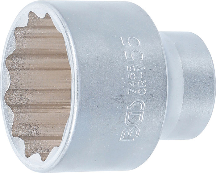 BGS Steckschlüssel-Einsatz Zwölfkant | Antrieb Innenvierkant 20 mm (3/4") | S...