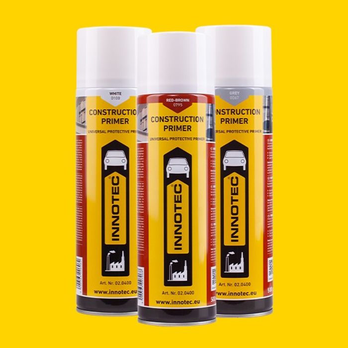 Innotec Construction Primer Hellmausgrau Rostschutzgrundierung 500 ml