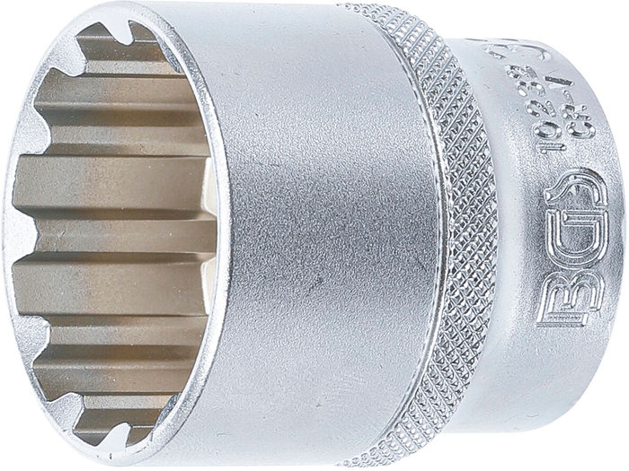 BGS Steckschlüssel-Einsatz Gear Lock | Antrieb Innenvierkant 12,5 mm (1/2") |...