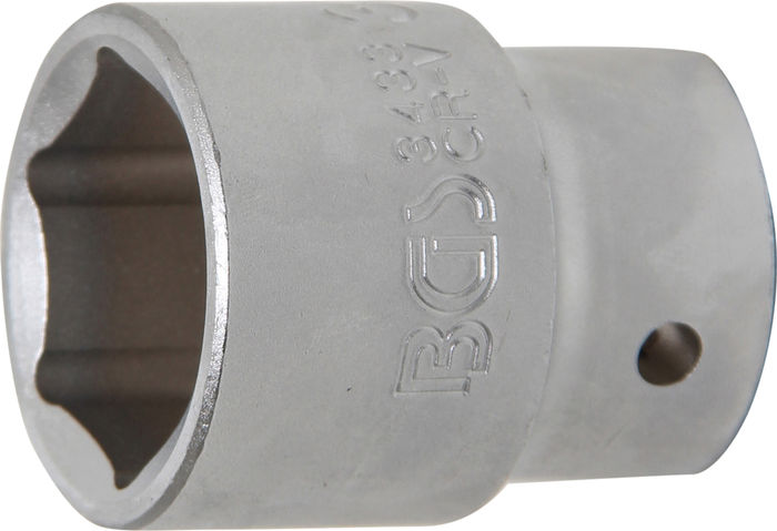 BGS Steckschlüssel-Einsatz Sechskant | Antrieb Innenvierkant 20 mm (3/4") | S...