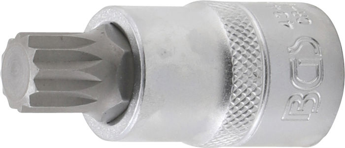 BGS Bit-Einsatz | Antrieb Innenvierkant 12,5 mm (1/2") | Innenvielzahn (für X...