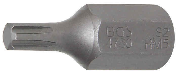 BGS Bit | Länge 30 mm | Antrieb Außensechskant 10 mm (3/8") | Keil-Profil (fü...