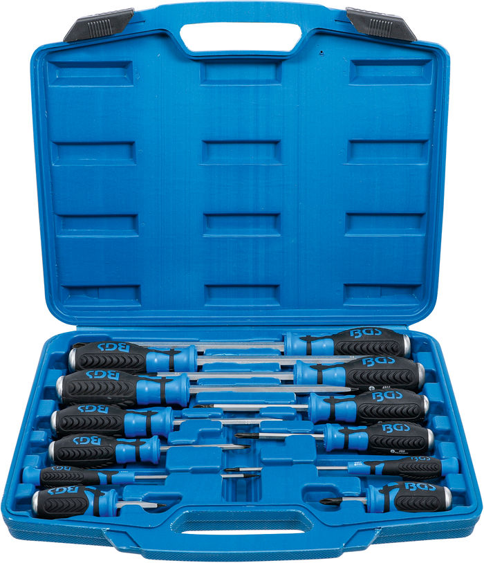 BGS Schraubendreher-Satz | mit 6,3 mm (1/4") Innenvierkant | 12-tlg.