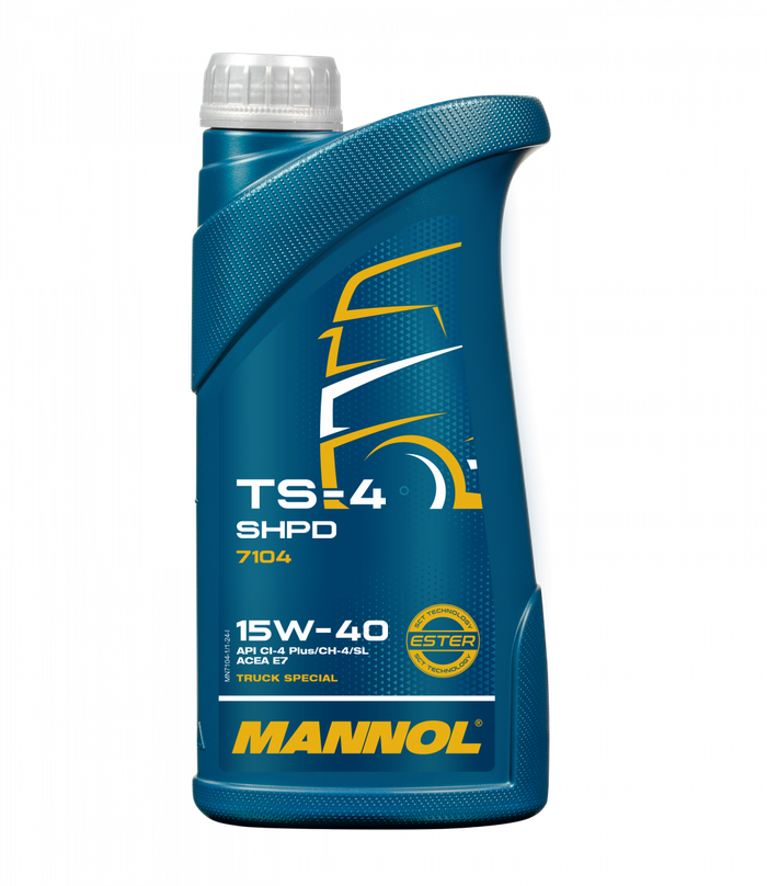 15W-40 Mannol 7104 TS-4 SHPD Extra Motoröl 1 Liter
