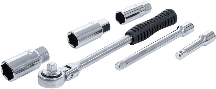 BGS Zündkerzen-Werkzeug-Satz | Antrieb 10 mm (3/8") | 6-tlg.