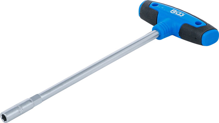 BGS Steckschlüssel mit T-Griff, Sechskant | SW 7 mm