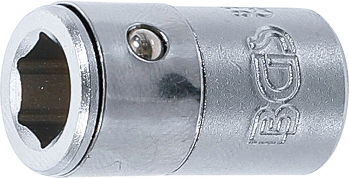 BGS Bit-Adapter mit Haltekugel | Innenvierkant 6,3 mm (1/4") | Innensechskant...
