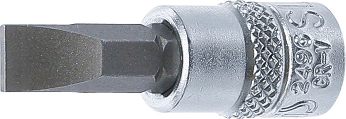 BGS Bit-Einsatz | Antrieb Innenvierkant 6,3 mm (1/4") | Schlitz 7 mm