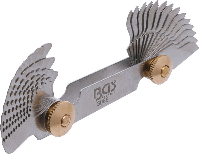 BGS Gewindeschablone | 28 Blatt | Whitworth 4G - 62G
