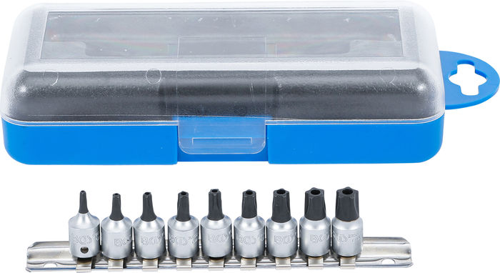 BGS Bit-Einsatz-Satz | Antrieb Innenvierkant 6,3 mm (1/4") | TS-Profil (für T...