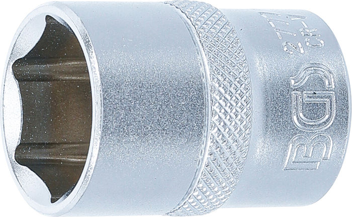 BGS Steckschlüssel-Einsatz Sechskant | Antrieb Innenvierkant 12,5 mm (1/2") |...