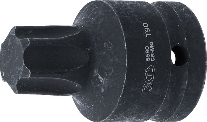 BGS Kraft-Bit-Einsatz | Länge 60 mm | Antrieb Innenvierkant 20 mm (3/4") | T-...