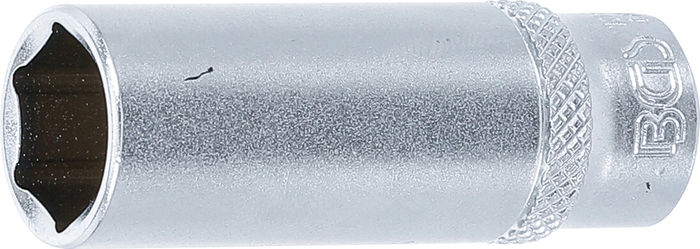 BGS Steckschlüssel-Einsatz Sechskant, tief | Antrieb Innenvierkant 6,3 mm (1/...