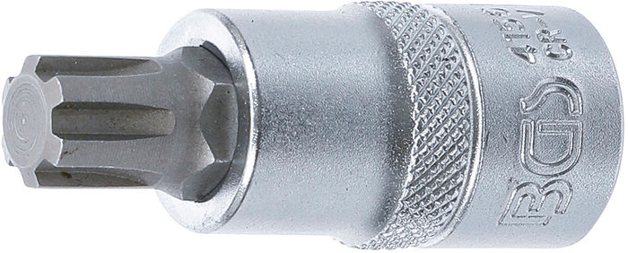 BGS Bit-Einsatz | Antrieb Innenvierkant 12,5 mm (1/2") | Keil-Profil (für RIB...