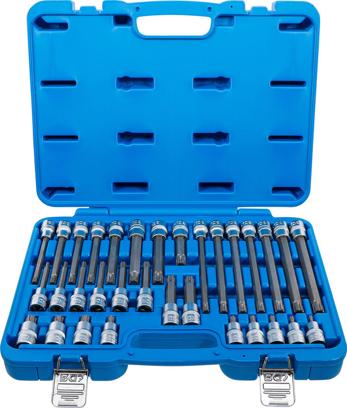 BGS Bit-Einsatz-Satz | Antrieb Innenvierkant 12,5 mm (1/2") | Keil-Profil (fü...